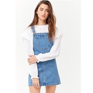 Forever21 denim overall dress! NEW WITH TAGS!!